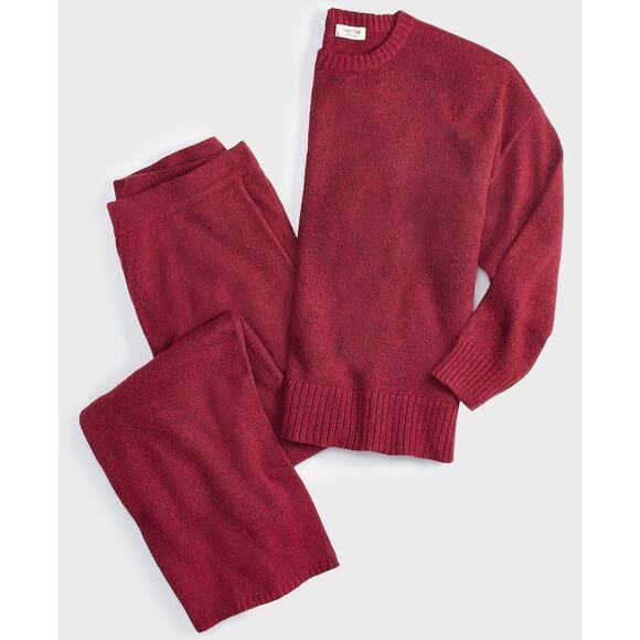 State of Day Women's Loungewear Pants, Burgundy Size M (Just Pants) 0410 - Picture 2 of 2